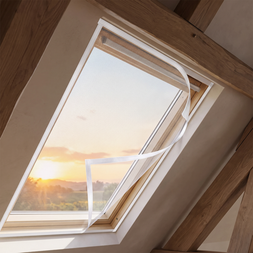 Moustiquaire Velux : protéger une fenêtre de toit sans perçage