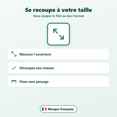 Moustiquaire en rouleau recoupable - vue en situation