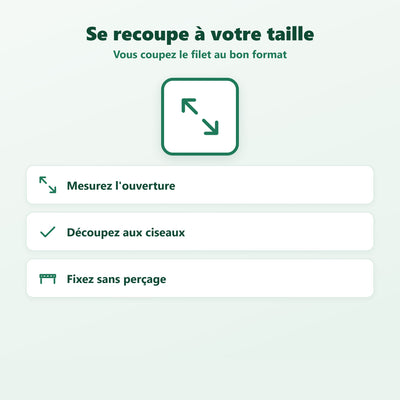 Moustiquaire en rouleau recoupable - vue en situation