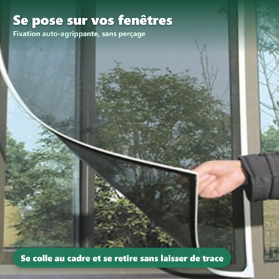 Moustiquaire de fenêtre - installation facile sans outil