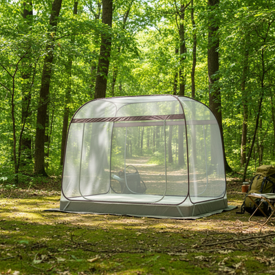 Tente moustiquaire pop-up - pose sans perçage