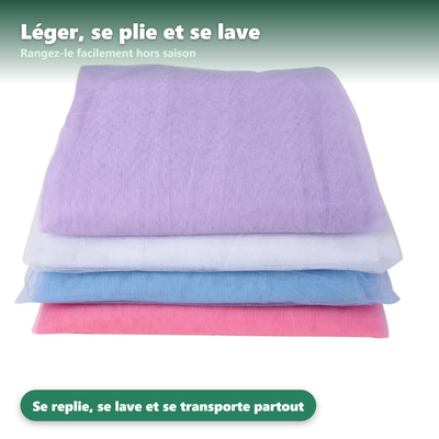 Ciel de lit moustiquaire - coloris et dimensions disponibles