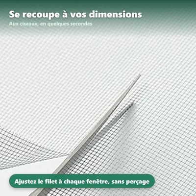 Moustiquaire fenetre en rouleau - coloris et dimensions disponibles