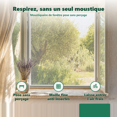 Rouleau de moustiquaire - vue en situation