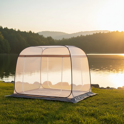 Tente moustiquaire pop-up - maille fine anti-moustiques