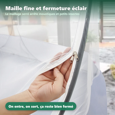 Moustiquaire pop-up autoportante - installation facile sans outil