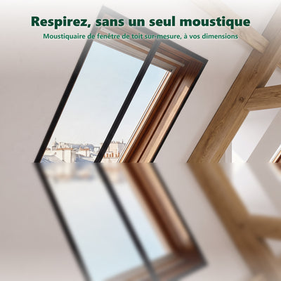 Moustiquaire fenêtre de toit - vue en situation