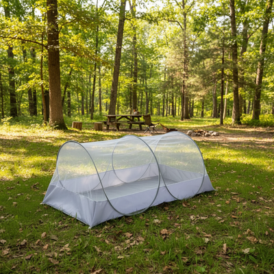Moustiquaire pop-up autoportante - maille fine anti-moustiques
