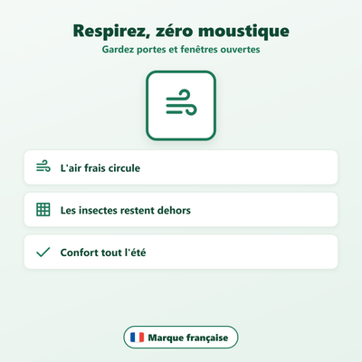 Moustiquaire de porte - vue en situation