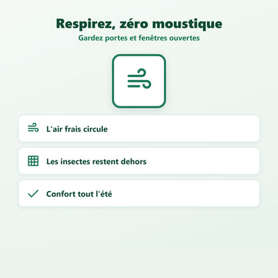 Moustiquaire de porte - vue en situation