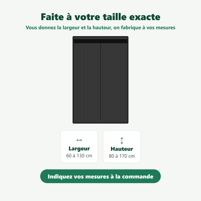 Moustiquaire de fenêtre - détail de la maille et des finitions