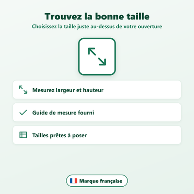 Moustiquaire de fenêtre - détail de la maille et des finitions