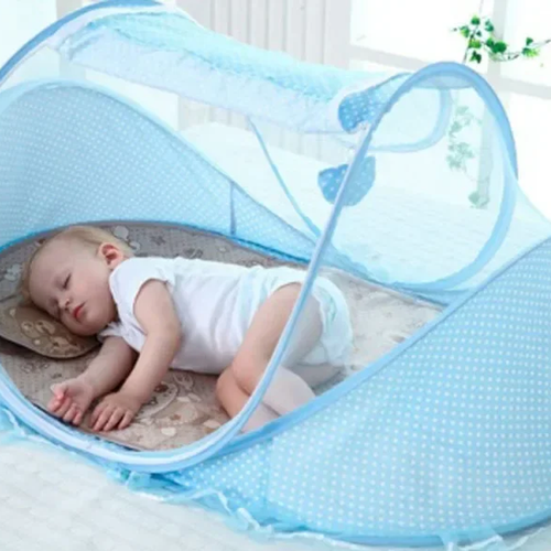 Moustiquaire bébé pop-up pliable 0-3 ans avec matelas
