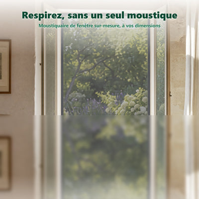 Moustiquaire de fenêtre - maille fine anti-moustiques