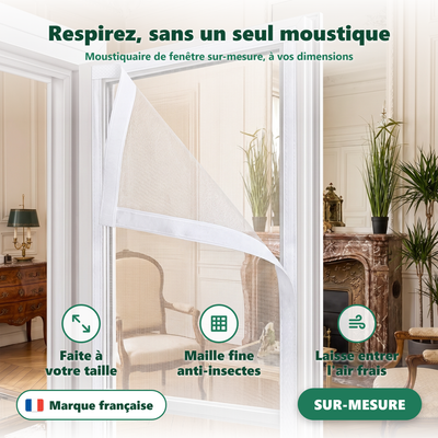 Moustiquaire de fenêtre - maille fine anti-moustiques