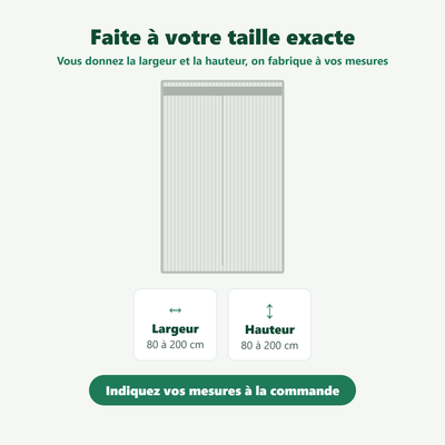 Moustiquaire de fenêtre - détail de la maille et des finitions