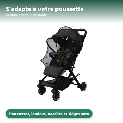 Moustiquaire poussette et landau - coloris et dimensions disponibles