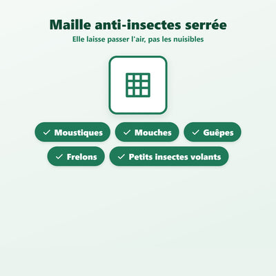 Moustiquaire de porte - vue en situation