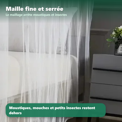 Moustiquaire de lit - installation facile sans outil