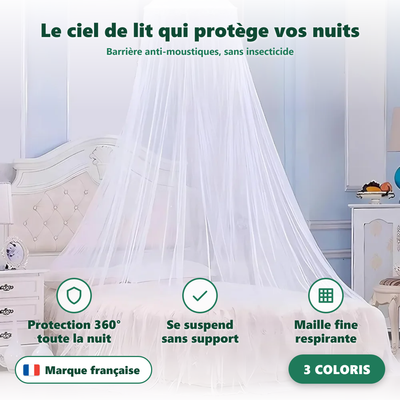 Moustiquaire ciel de lit - vue en situation