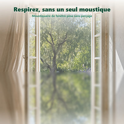 Moustiquaire de fenetre en rouleau - maille fine anti-moustiques
