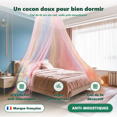 Ciel de lit moustiquaire bébé - vue en situation