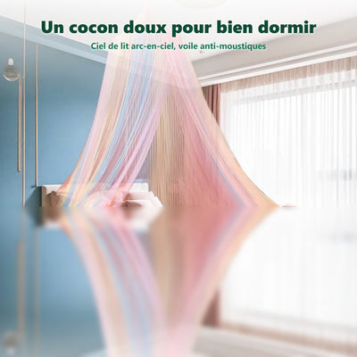 Ciel de lit moustiquaire bébé - vue en situation