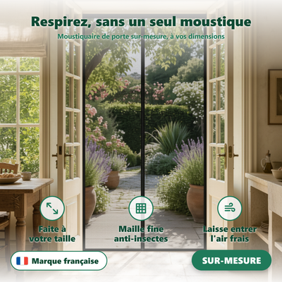Moustiquaire de porte - vue en situation