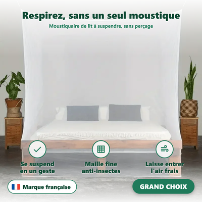 Moustiquaire de lit - vue en situation