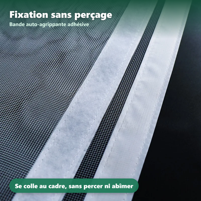 Moustiquaire de baie vitrée - installation facile sans outil