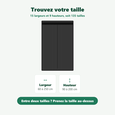 Moustiquaire de fenêtre - fixation par bande auto-agrippante