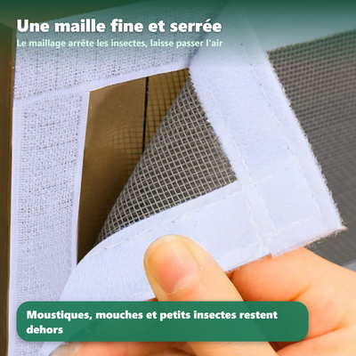 Moustiquaire de fenêtre - installation facile sans outil