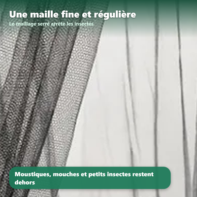Ciel de lit moustiquaire - installation facile sans outil