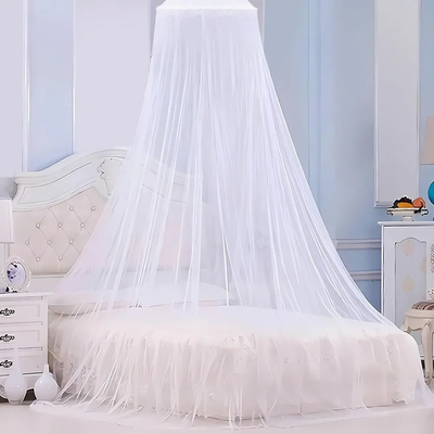 Ciel de lit moustiquaire suspendu, dôme pour lit simple ou double