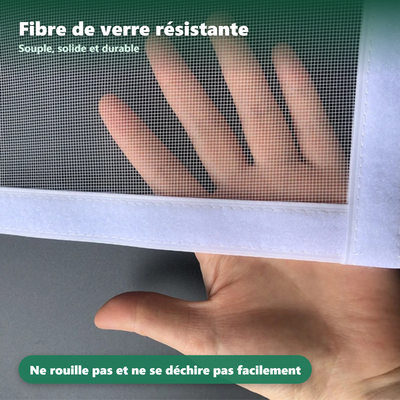 Moustiquaire fenêtre de toit - fixation par bande auto-agrippante
