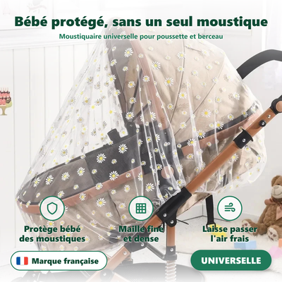 Moustiquaire pour poussette - vue en situation