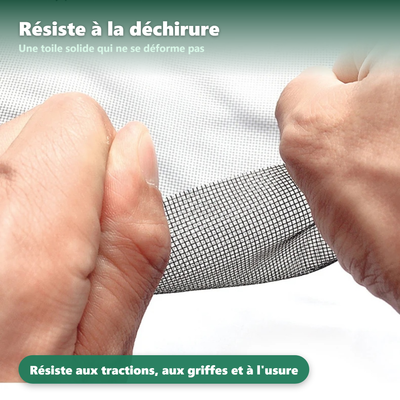 Moustiquaire en rouleau recoupable - coloris et dimensions disponibles
