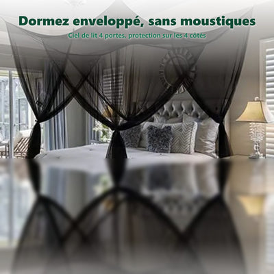 Ciel de lit moustiquaire - vue en situation