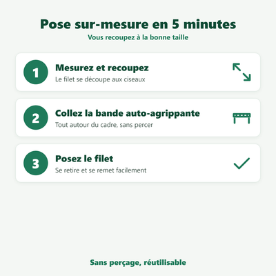Moustiquaire de fenêtre - coloris et dimensions disponibles