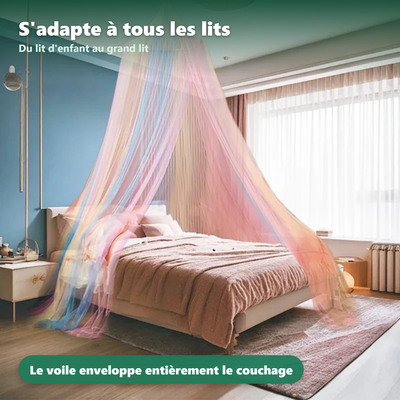 Ciel de lit moustiquaire bébé - protège des moustiques et petits insectes