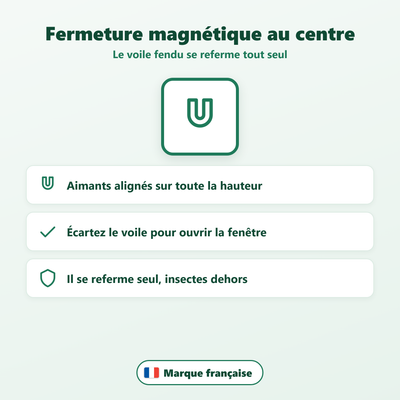 Moustiquaire de fenêtre - installation facile sans outil