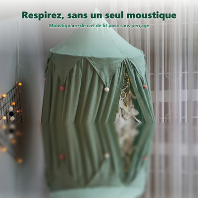 Ciel de lit moustiquaire - vue en situation