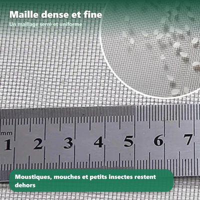 Moustiquaire fenetre en rouleau - installation facile sans outil