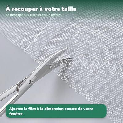 Moustiquaire de fenetre en rouleau - installation facile sans outil